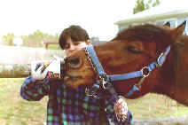 Nick drinking coffee